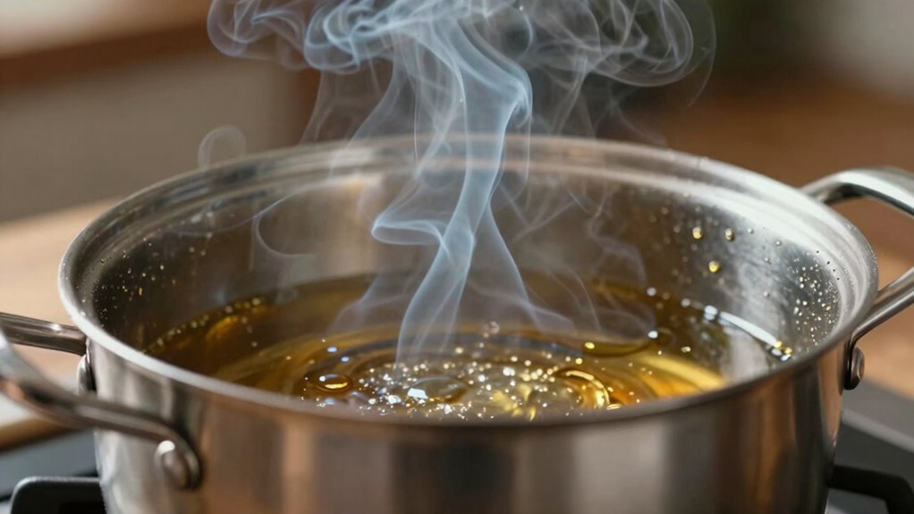 identify oil smoke signs