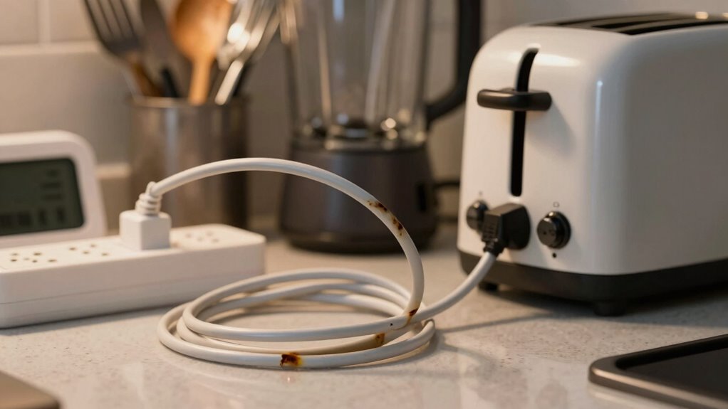 identify overheating extension cords