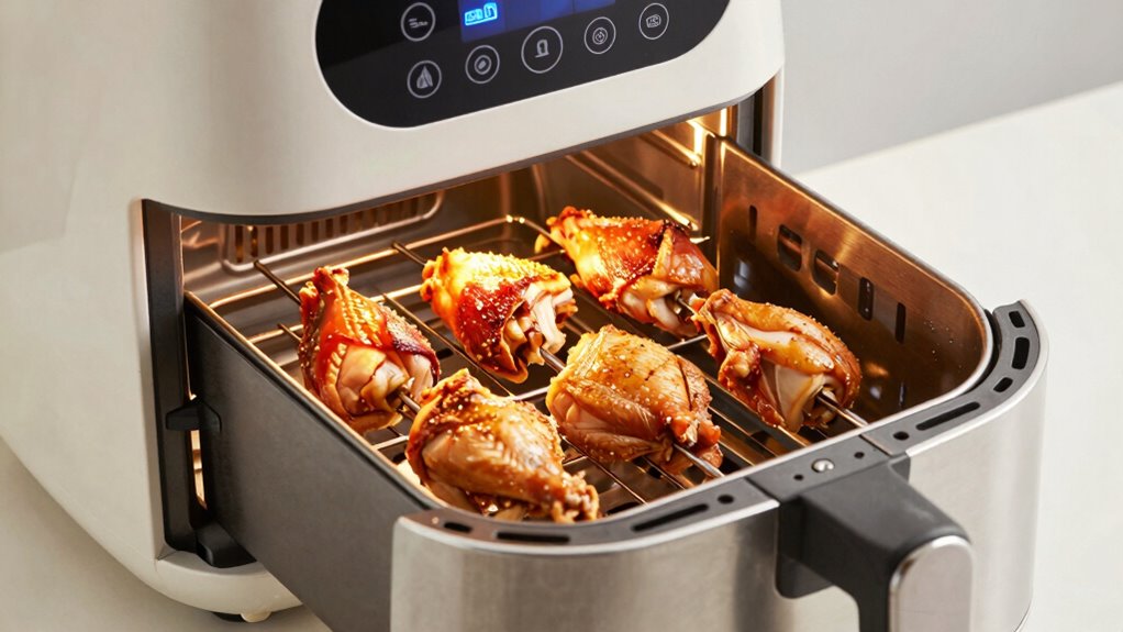 incorrect rotisserie air fryer setup