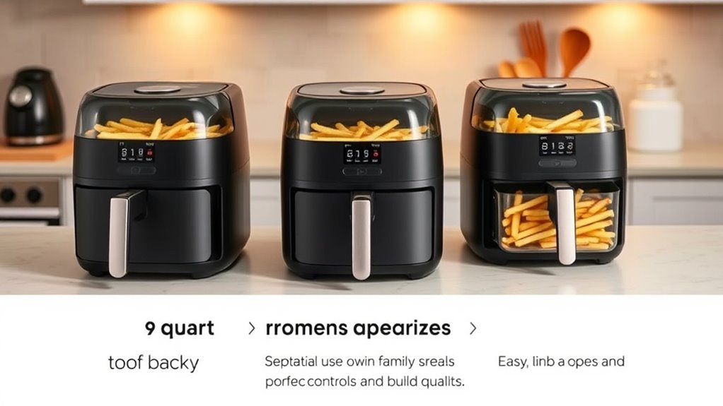 key cooking and size features