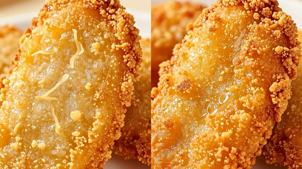 lighter crisp less greasy