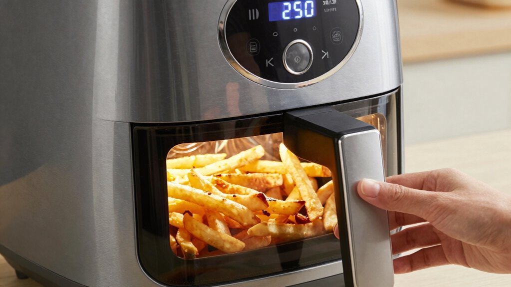 limit door opening during cooking