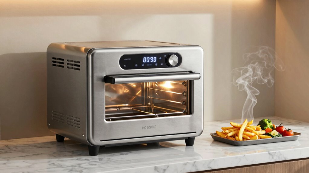 low smoke cooking features