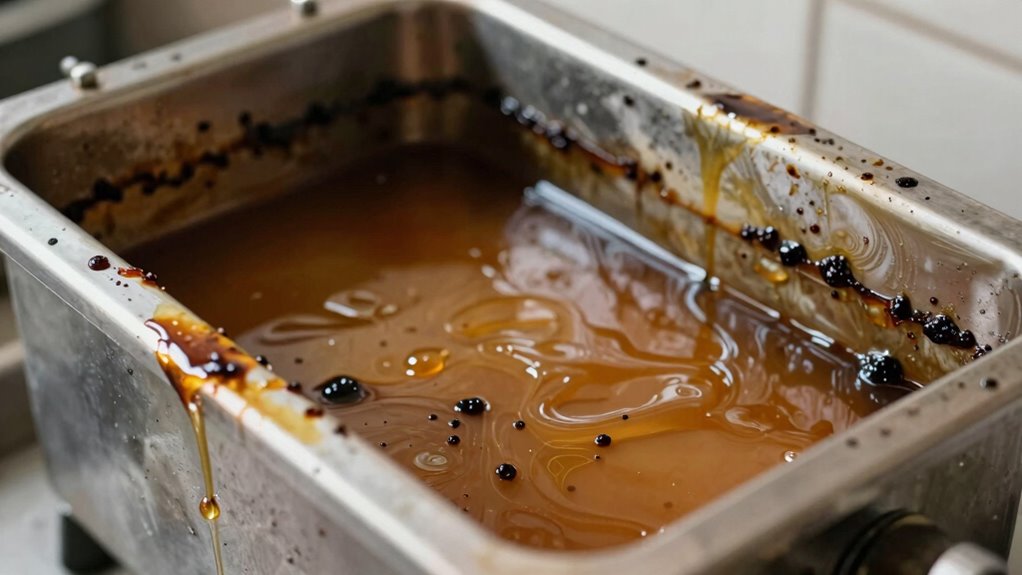 monitor grease buildup signs