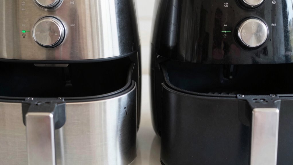 nonstick surfaces ease cleaning