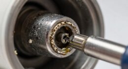 oil sprayer clog fix