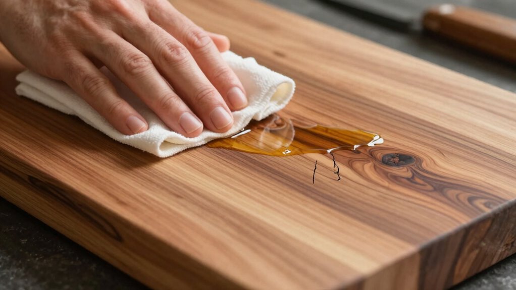 oiling prevents cracks