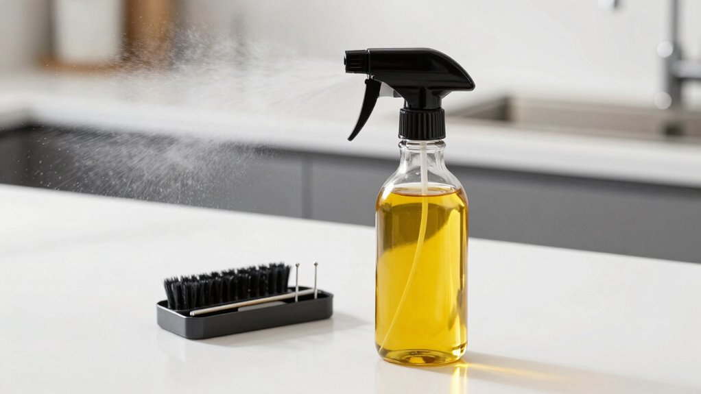 prevent oil sprayer clogs