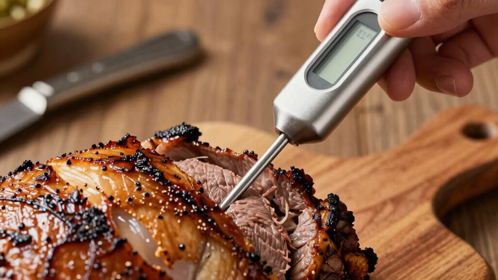 proper thermometer probe placement