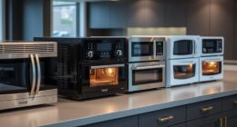 quiet top microwave ovens
