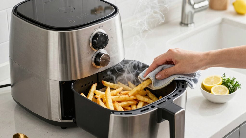 regular air fryer cleaning