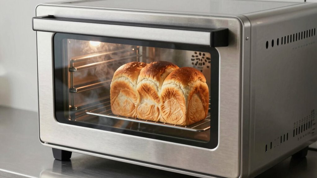 steam enhances bread baking