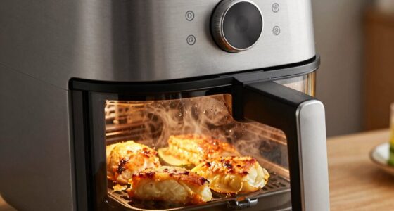 steam enhances reheating and baking