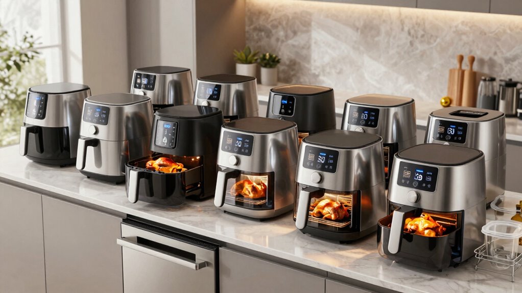 top air fryers with rotisserie
