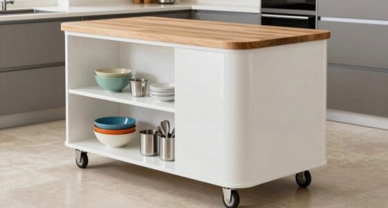 top cleanable kitchen carts