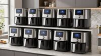 top double stack air fryers