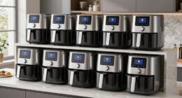 top double stack air fryers