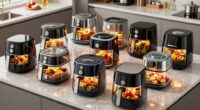 top glass air fryers