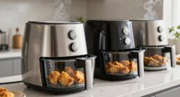 top glass fryers large capacity