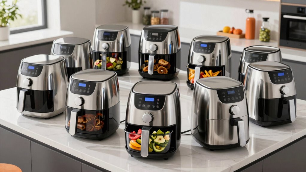 top stainless steel air fryers