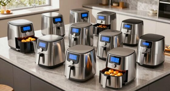 top stainless steel baking air fryers