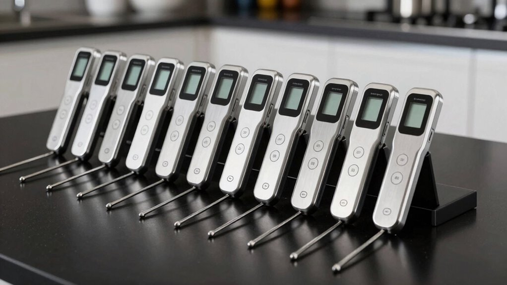 top stainless steel meat thermometers