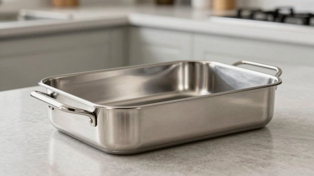 top stainless steel roasting pans