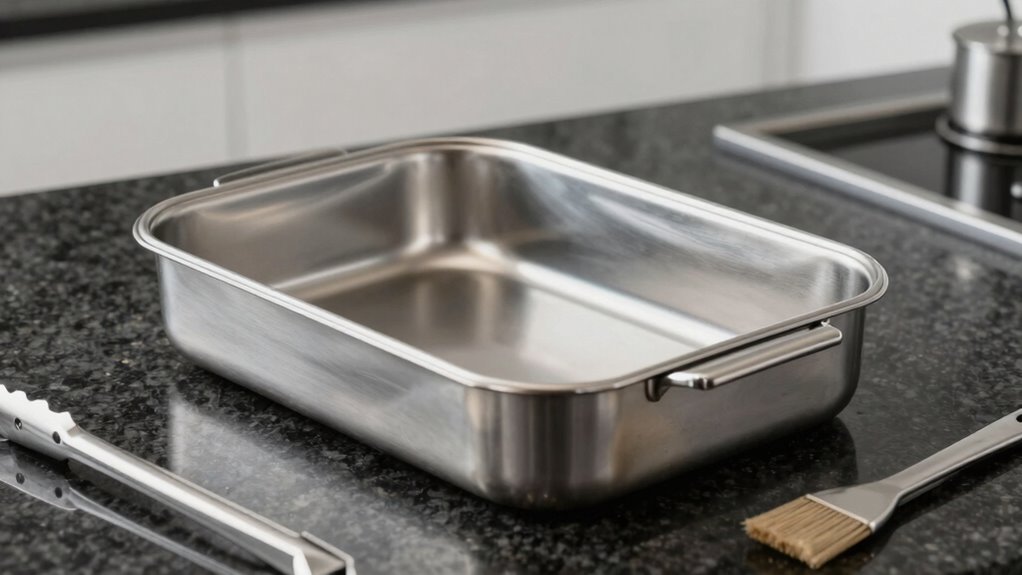 top stainless steel roasting pans