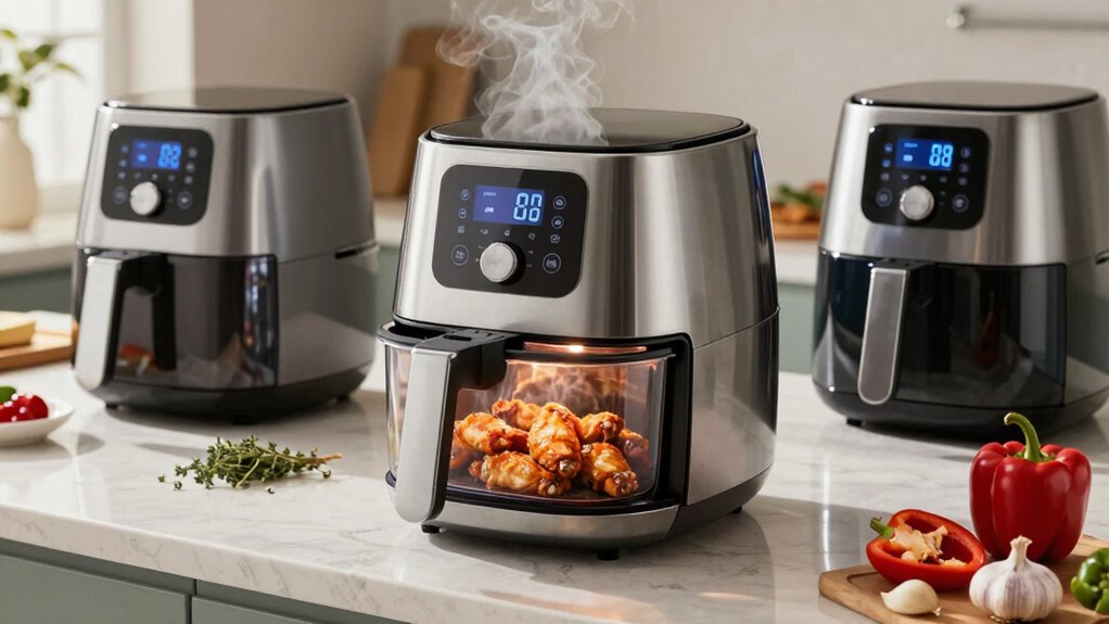 top steam air fryers