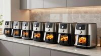top viewing window commercial air fryers