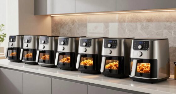 top viewing window commercial air fryers