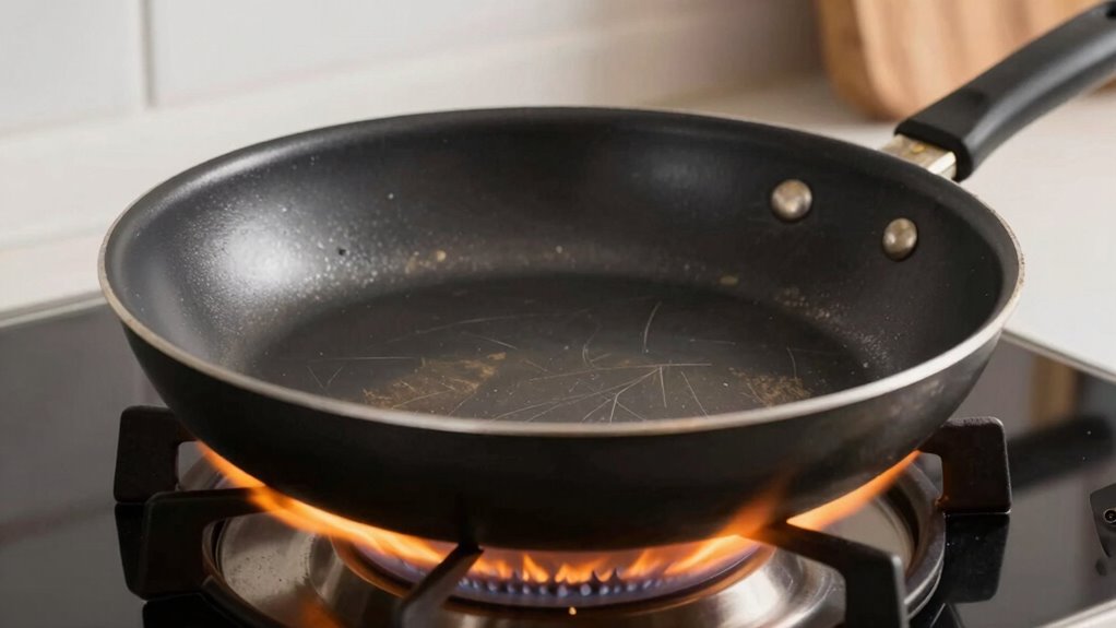 use gentle heat and utensils