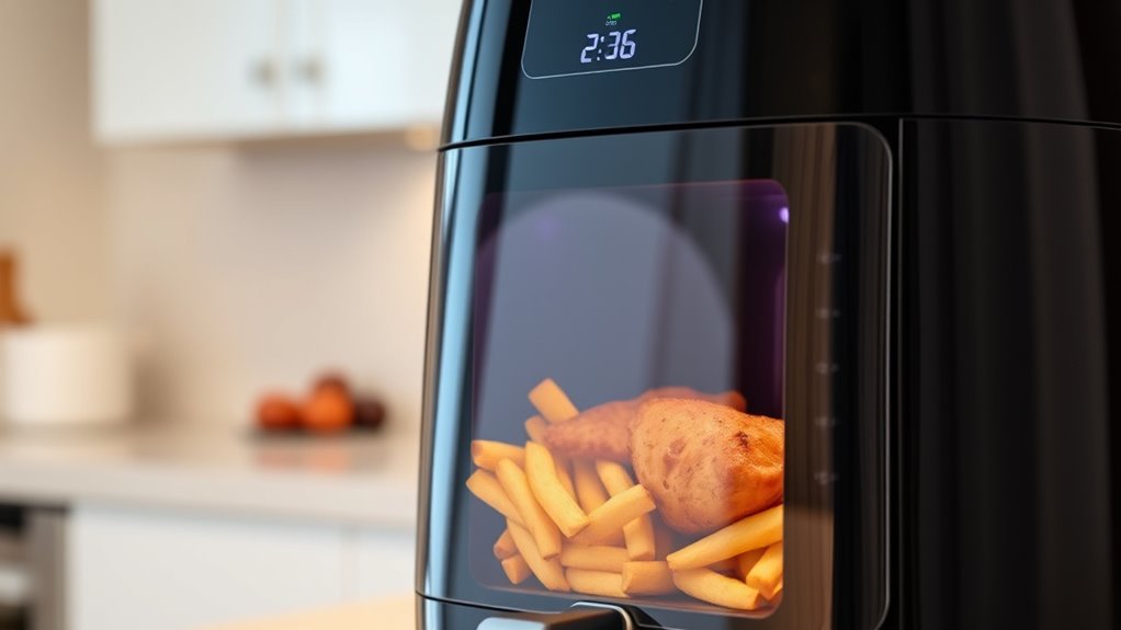 viewing window size and features