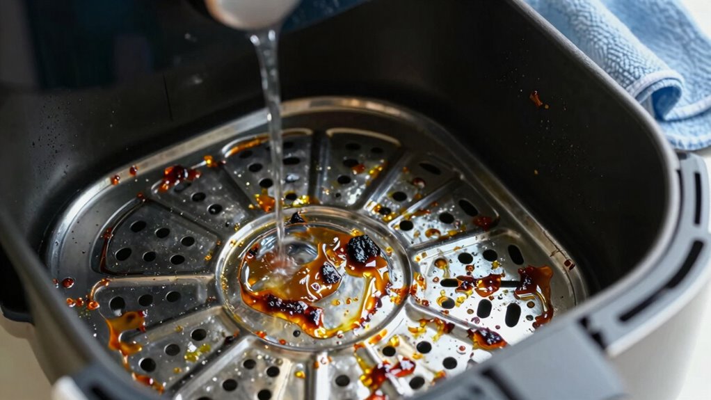 air fryer cleaning and maintenance