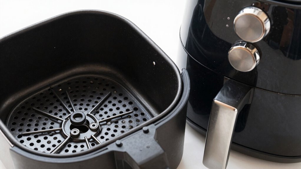 basket shape enhances cooking quality