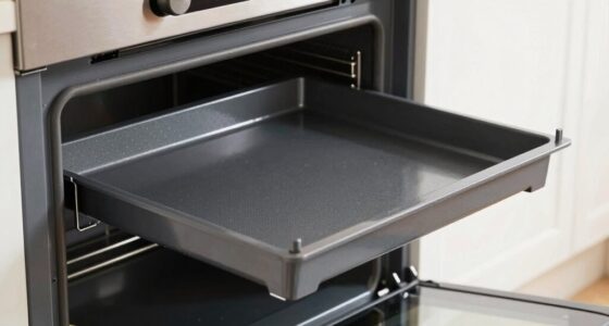 clean crumb trays regularly