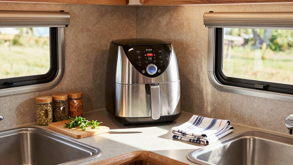 compact versatile rv air fryer