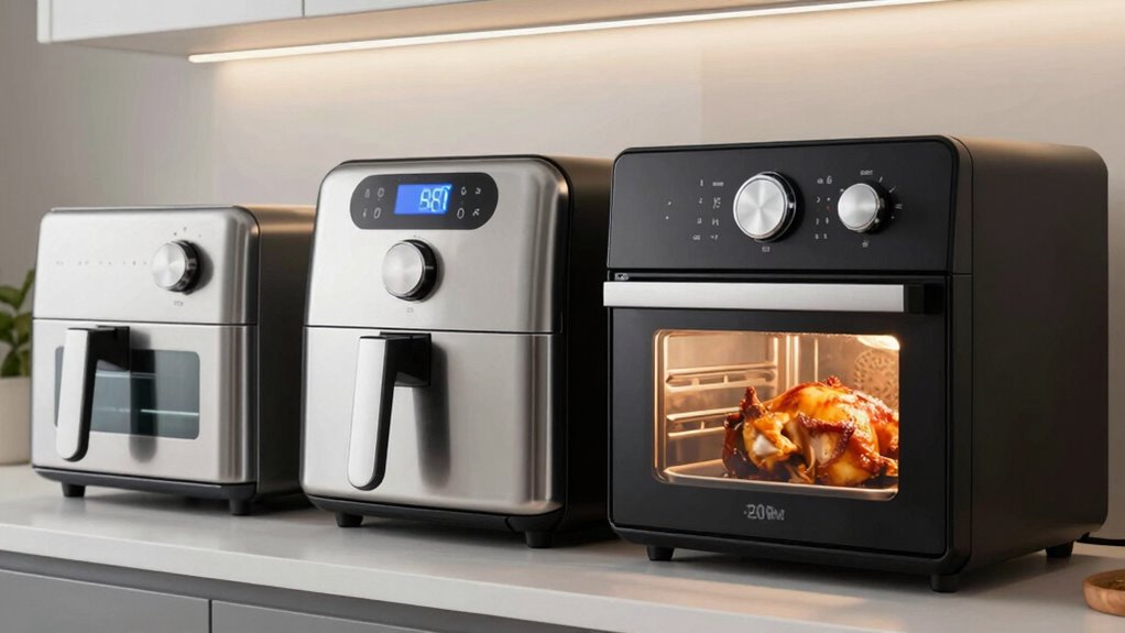 comparison of air fryer sizes