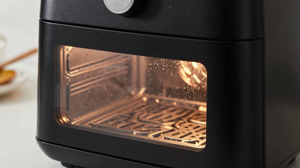 condensation inside air fryer