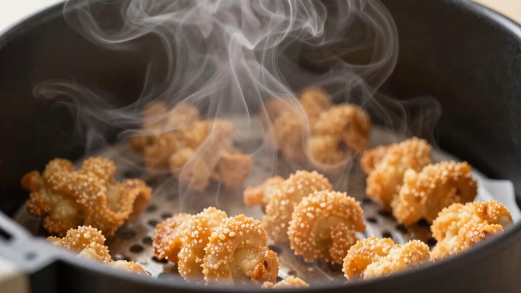 controlling steam for crispness