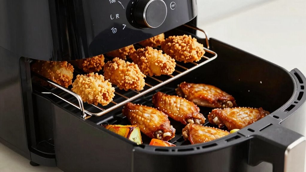 cooking racks versus baskets