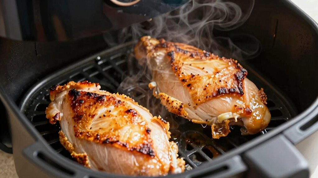 crispy flavorful air fried proteins