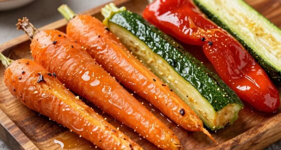 crispy flavorful vegetable snacks