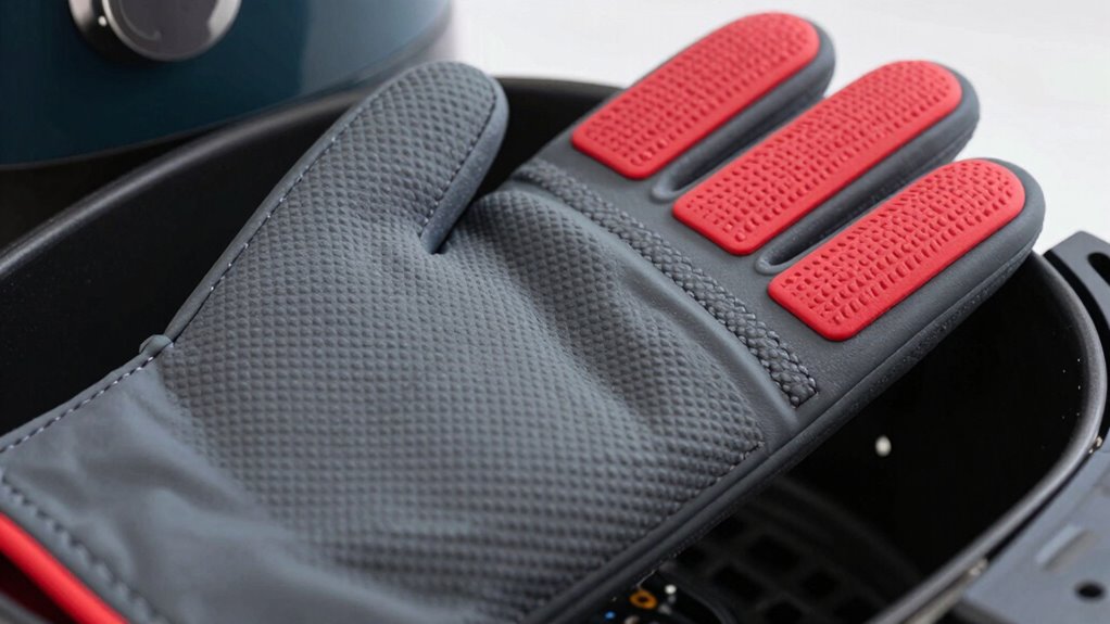 enhanced heat resistant oven mitts