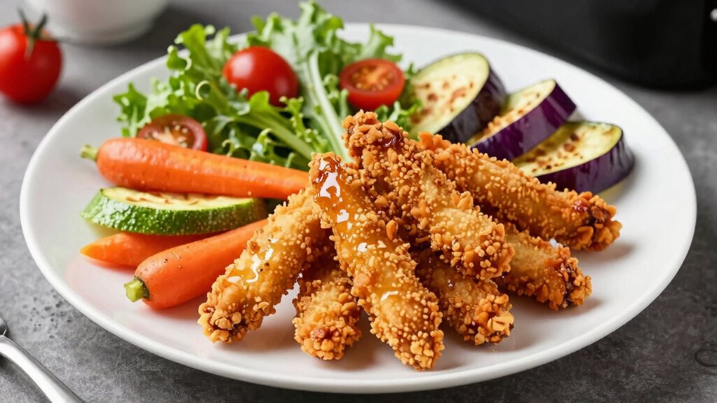 healthy flavorful air fried meals