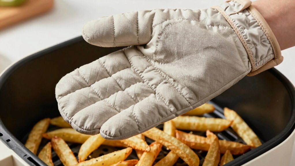 heat resistant textured grip gloves