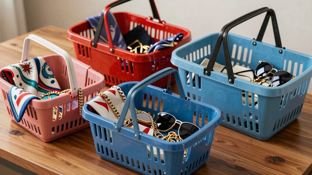 matching accessories to basket