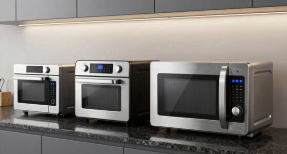microwave air fryer sizes