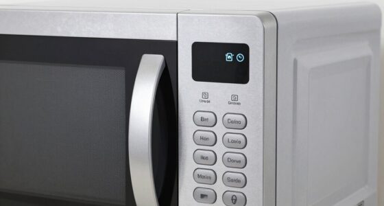 microwave child lock features