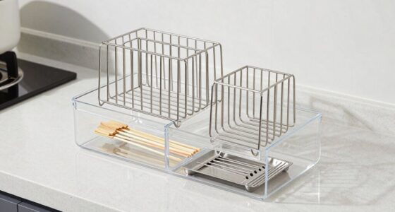 organized air fryer storage